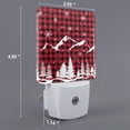 thumbnail image 2 of Goofa Christmas Tree Buffalo Plaid Night Light, Plug-in, Dusk to Dawn Sensor, Warm White, Ambient Lighting, Ideal Kids Adults Nightlight-EU, 2 of 9