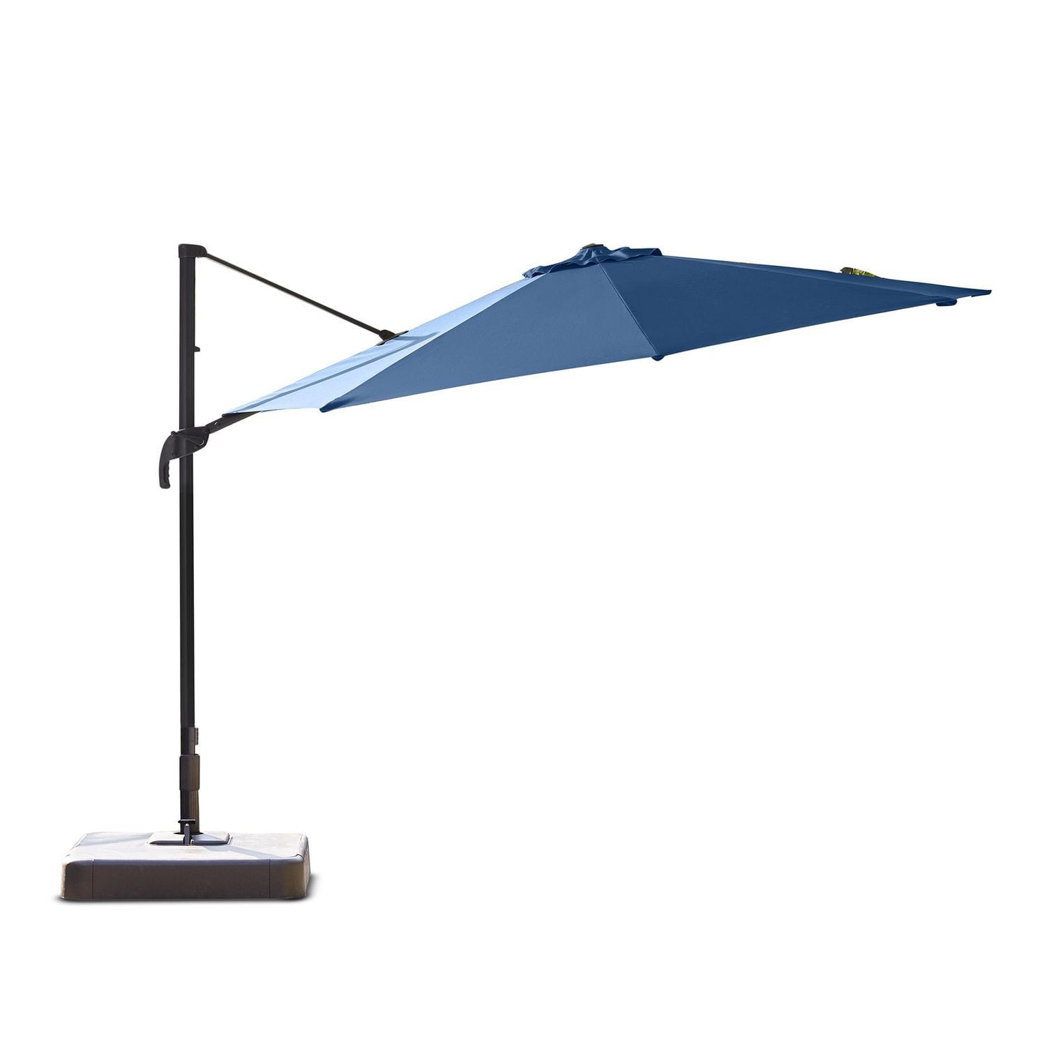 hometrends 10 ft. Round Offset Umbrella & Base