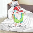thumbnail image 6 of Pofeuu Hello Summer Gnome 2 Print Ultra-Soft Micro Fleece Blanket,for Bed Or Sofa,All Season Throw Blankets Flannel Blanket-60"x50", 6 of 7