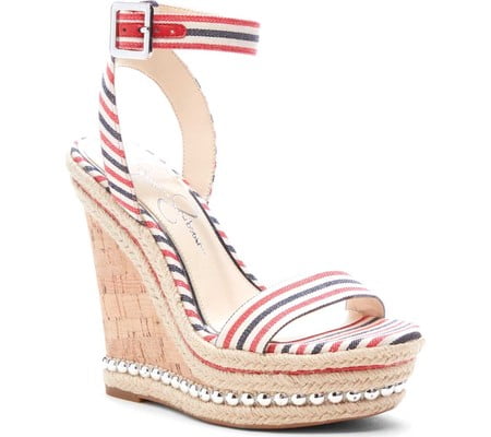 Jessica Simpson Women s Alinda Synthetic Covered Heel Ankle Strap