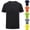Black, variant on HAJWOH Mens T Shirs Sports Training Short Sleeve Moisture Wicking shirts Breathable Casual Workout Tops