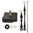 thumbnail image 2 of MYG 20mm Quartz Long Shaft Clock Movement DIY Wall Clock Movement Mechanism Clock Repair Kit Replacement (Shaft Length 3/4 inch,with Red Second Hand), 2 of 8