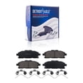 thumbnail image 3 of Detroit Axle - Front & Rear Ceramic Brake Pads w/Hardware for 2011-2017 Nissan Quest 2012 2013 2014 2015 2016 Replacement, 3 of 7