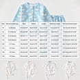 thumbnail image 3 of HFHAPW Toddler Baby Girl Pajamas Long Sleeve Button Down Shirts Pants Kids Sleepwear Pjs,18-24 M, 3 of 6