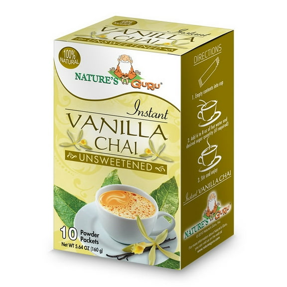 Nature's Guru Vanilla Chai Unsweetened
