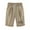 A-Khaki, variant on Women's Plus Size Shorts Comfortable Printing Elastic Waist Pants Drawstring Shorts