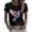 Z012_Black, variant on Womens Breast Cancer Shirts Pink Ribbon 3/4 Sleeve Vneck Shirt Cancer Awareness T-Shirt Spread The Hope Shirt
