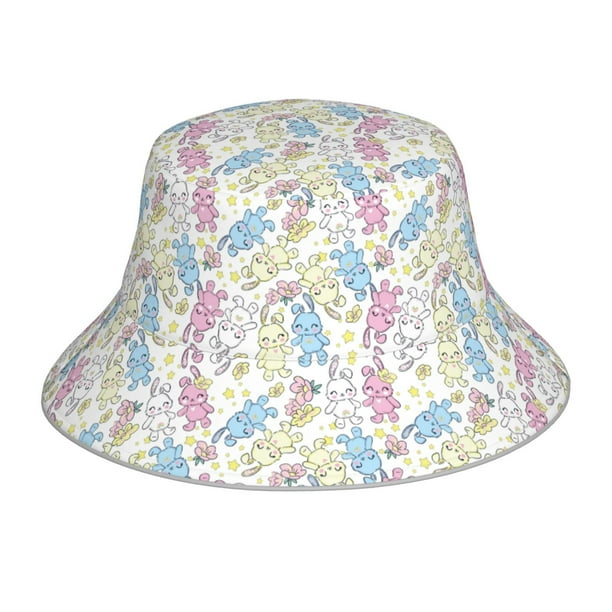 Balery Cartoon Bunny Sombreros para el sol para hombre y mujer, sombrero de pescador con UPF 50+