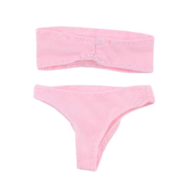Ropa de muñeca femenina CUTICAT a escala 1:6 para figuras de acción coleccionables conjunto de sujetador traje de figura de acción Rosa