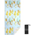 thumbnail image 2 of Dreamtimes Beach Towels Duck Camping Towels Cloud Sand Free Beach Towel, 30"x60" Large Beach Towels Quick Dry Bath Travel Towels Pool Yoga Beach Mat for Men Women, 2 of 7