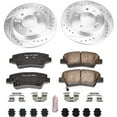 thumbnail image 3 of PowerStop Rear Z23 Evolution Sport Carbon-Fiber Ceramic Brake Pad and Drilled & Slotted Rotor Kit Fits: HYUNDAI KIA Select Models K7904, 3 of 10