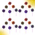thumbnail image 5 of KAKOWELY 100Pcs Multicolored Windmill Kindergarten Plastic Windmill Props Cartoon Rural Windmills Decor Outdoor Area Windmill Decoration (Mixed Color),14.17X"X5.91"X1.18", 5 of 5