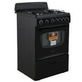 thumbnail image 4 of Avanti 24" Compact Gas Range Oven, in Stainless Steel (GR2416CSS), 4 of 5