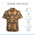 thumbnail image 7 of High Quality Hawaiian Shirts for Men Short Sleeve Aloha Beach Shirt Floral Summer Casual Button Down Shirts Blouses O6HB9T, 7 of 7
