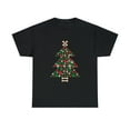 thumbnail image 2 of Christmas Tree Made of Bones and Paw Prints Dog Lover T-shirt, 2 of 2