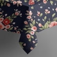 thumbnail image 5 of Pioneer Flower Floral Print Pattern Square Tablecloth, Waterproof Wipeable Spillproof Washable Table Cover for Home Kitchen Party Decor, 60"x60", 5 of 6