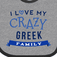 thumbnail image 4 of Inktastic Greek Family Funny Boys or Girls Baby Bib, 4 of 4
