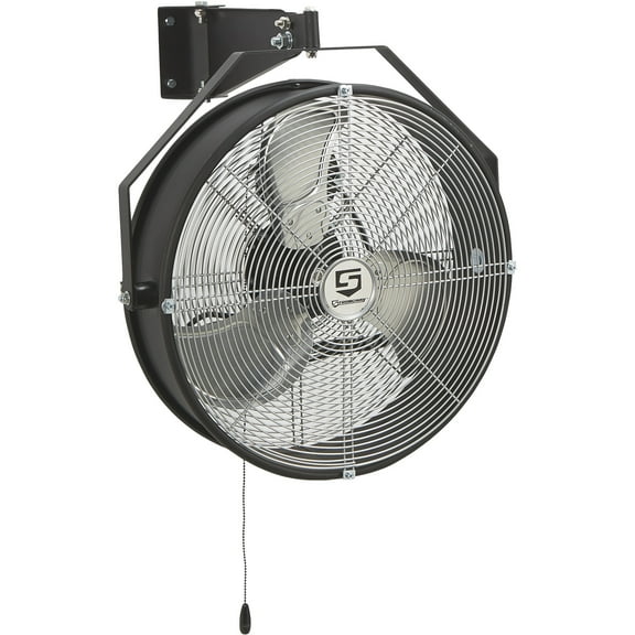 Strongway Garage Bay Fan, 18in. Dia., 3300 CFM, 1/12 HP