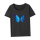 thumbnail image 4 of Camiseta para mujer Ropa de verano Señoras Cuello redondo Camiseta básica suave para deportes SG, 4 of 7