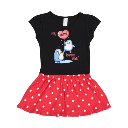 

Inktastic My Mimi Loves Me Gift Toddler Girl Dress