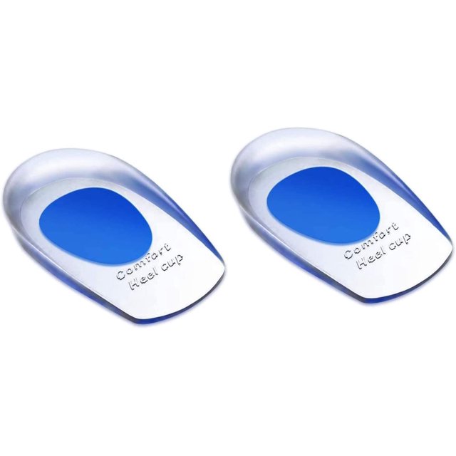 1 par de almohadillas de gel para el talón, almohadillas de gel para el talón, plantillas para aumentar el cojín, almohadillas de gel para el talón, almohadillas para el talón para hombres y mujeres, TUNC Sencillez