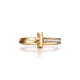 thumbnail image 3 of Tiffany & co . Anillo De Diamantes De Oro Blanco De 18 Quilates Serie T Joyería De Moda Para Mujer, 3 of 3