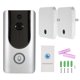 thumbnail image 1 of HD 720P WiFi Timbre de seguridad inalámbrico inteligente con tarjeta de 32G TF + 2 piezas Romacci Video puerta teléfono, 1 of 7