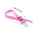 thumbnail image 2 of Car safety buckle dog retractable safety rope pet traction belt - Pink, 2 of 6