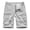 Gray, variant on WREESH Men's Cargo Shorts Outdoor Workout Shorts Hiking Shorts Casual Solid Zipper Button Pockets Elastic Waist Cargo Short Pants Black