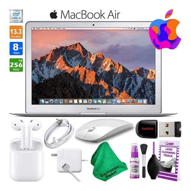 Apple MacBook Air 13 Inch 256GB (2017, Silver) (MQD42LLA) with