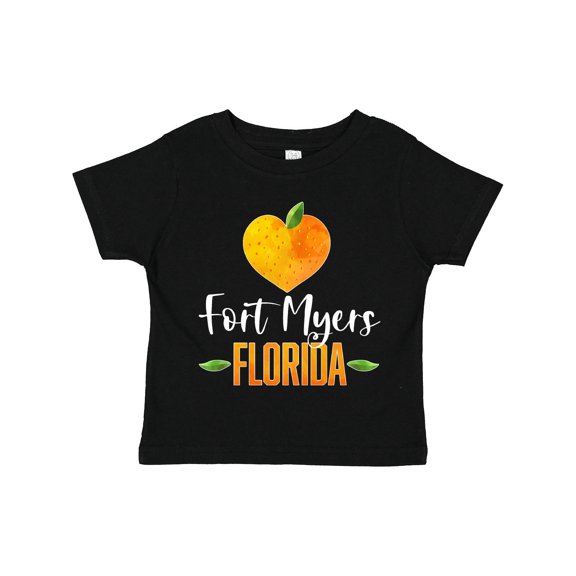 Inktastic Fort Myers Florida Orange in Heart Boys or Girls Toddler T-Shirt