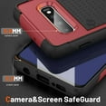 thumbnail image 4 of Designed for Samsung Galaxy S10 Plus Case Galaxy S10+ Case Gift Militay Grade Drop Protective Rugged Cover Shockproof Case for Galaxy S10 Plus Phone Case for Women Men boy Girl (Red+Black), 4 of 17