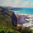 thumbnail image 3 of Gercken, Graham 20x20 Black Modern Framed Museum Art Print Titled - Munmorah Coastline, 3 of 5