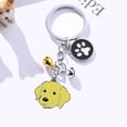 thumbnail image 1 of Etiquetas de aluminio en blanco, etiquetas de estampación en blanco negras, etiquetas de identificación para perros en blanco, colgantes de metal en blanco, llaveros para mascotas, etiquetas, 1 of 6