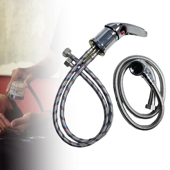 DOLITY Salon Shampoo Bowl Faucet Set Easy to Install for Washing Hair Backwash Unit