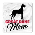 thumbnail image 1 of Dog Lover Bandana, Dog Mom Lettering, Unisex Head and Neck Tie, by Ambesonne, 1 of 2