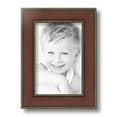 thumbnail image 2 of ArtToFrames 6" x 9" Honors Mahogany with Gold Picture Frame, 6x9 inch Brown Wood Poster Frame (WOM-5156),  Pack, 2 of 7