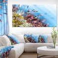 thumbnail image 1 of Abstract Moss Flowers in Summer Spring - Landscape Canvas Art Print, 1 of 3
