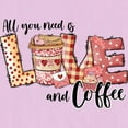 thumbnail image 3 of CafePress - All You Need Is Love And Coffee T Shirt - Women's Nightshirt, 3 of 4