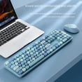 thumbnail image 3 of Mano de la fortuna Dulce teclado ratón traje Teclado inalámbrico ratón silencioso ordenador portátil oficina 2. 4gusb interfaz, 3 of 5