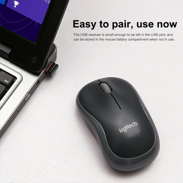 M185 Wireless Mouse Wifi Computer Mouse Ergonomic Silent Mobile 2.4G Receiver - Walmart.com