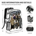 thumbnail image 2 of Homies Pattern Transparent Backpack Lightweight And fashionable Showcasing Personality And Leading The Trend, 2 of 6