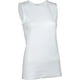 Rosette T-shirt Sans Manches Femme - Coton Col Haut, design Épaule Pleine – image 2 sur 5