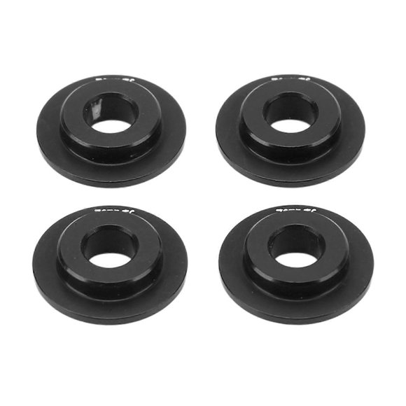 20244 Pcs Wheel Rim Adapter Gasket Aluminum Alloy Sturdy Durable Wheel Adapter for TRAXXAS UDR 1/7 RC Car Black