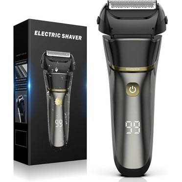 Vislone Electric Razor for Men, Electric Foil Shavers for Men with Pop-up Trimmer, Rechargeable, Wet Dry, LED Display