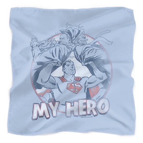 Superman My Hero Bandana (21 in x 21 in)