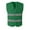 Army Green, variant on Mgmyaa Reflective Safety Vest for Men & Women Sleeveless Night Workwear High Visibility Work Jacket