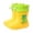Z01 Yellow, variant on Kids Rainboots Toddler Rain Boots Baby Easy-On Rain Shoes for Boys and Girls Waterproof Lightweight Outdoor Size 3.5C - 4C (Yellow,3.5C - 4C)