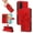 Red, variant on Wallet Phone case for OPPO F23 5G (CPH2527)