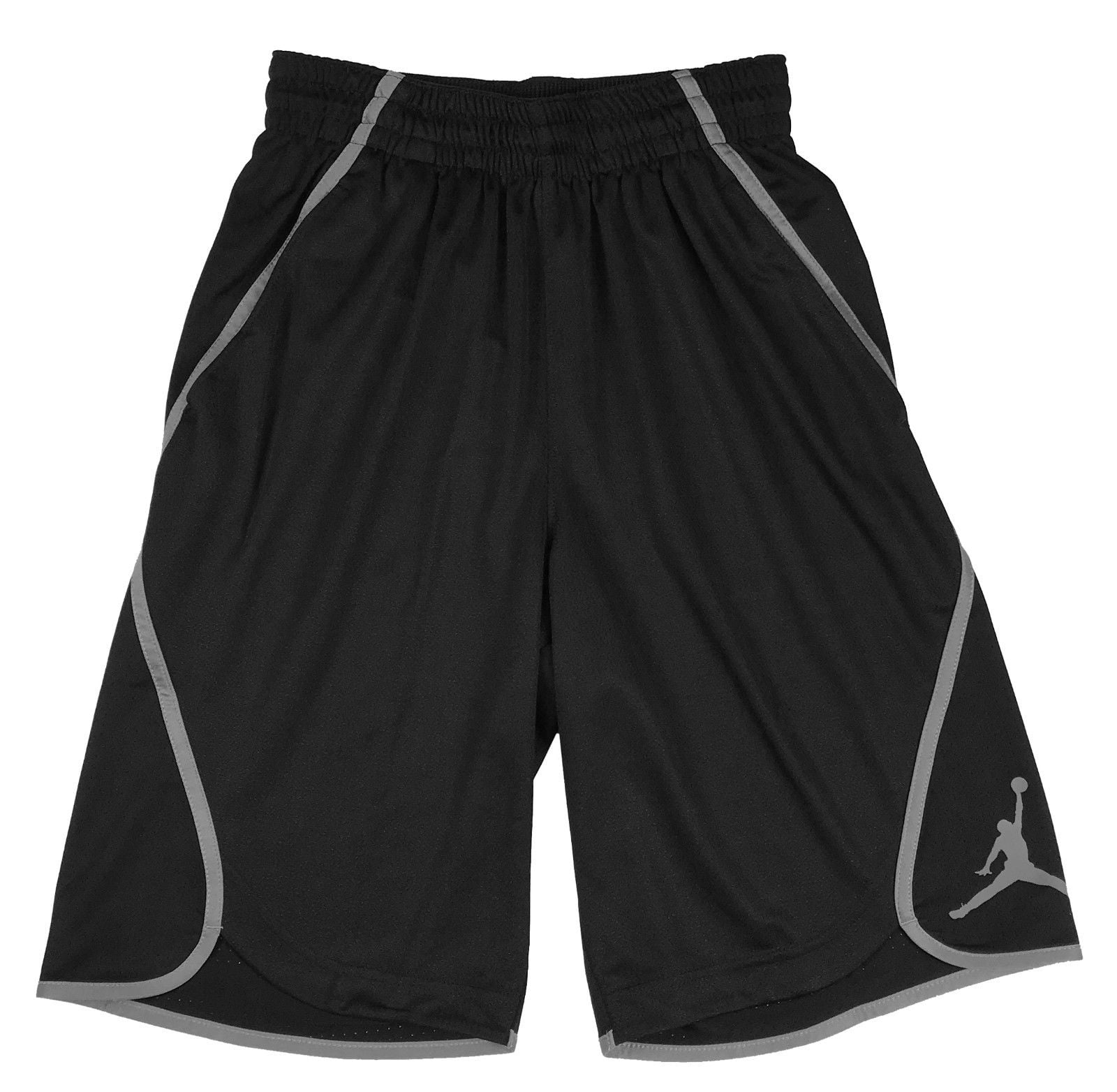 Air Jordan - Air Jordan Mens Dri-Fit Flight Victory Basketball Shorts Black/Red/Grey/Navy New